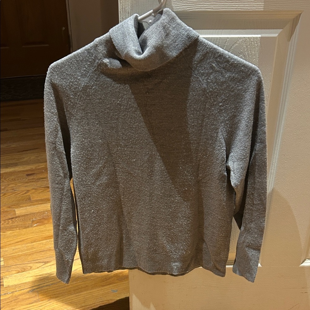 Karen Scott Heather Gray Turtleneck Sweater